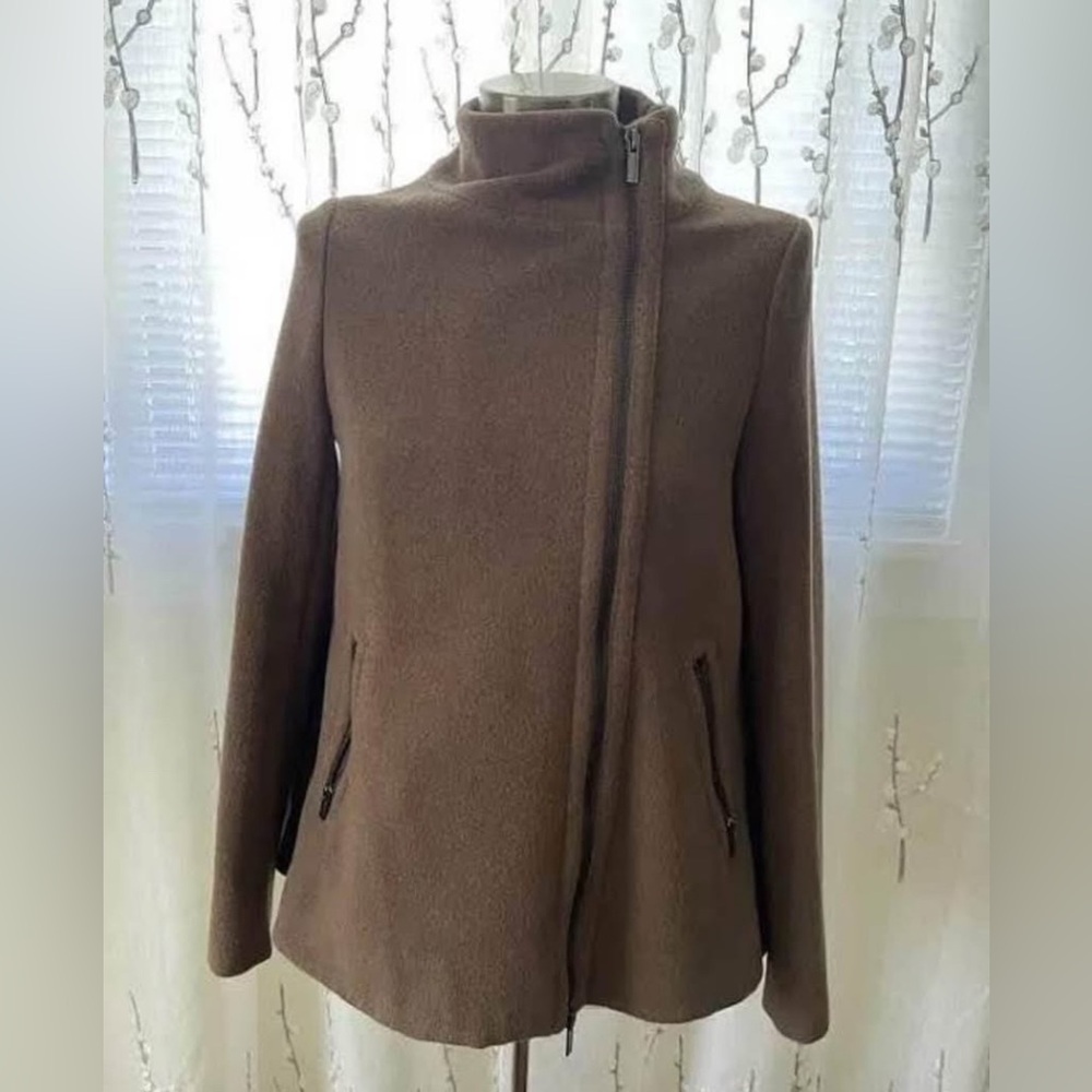 BCBGMaxAzria Brown Trench Coat